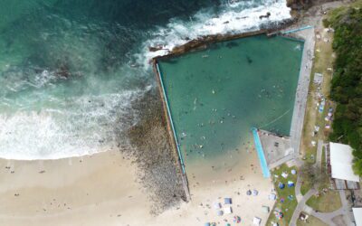 Black Head Ocean Pool & Forster Baths: concrete vs natural pools