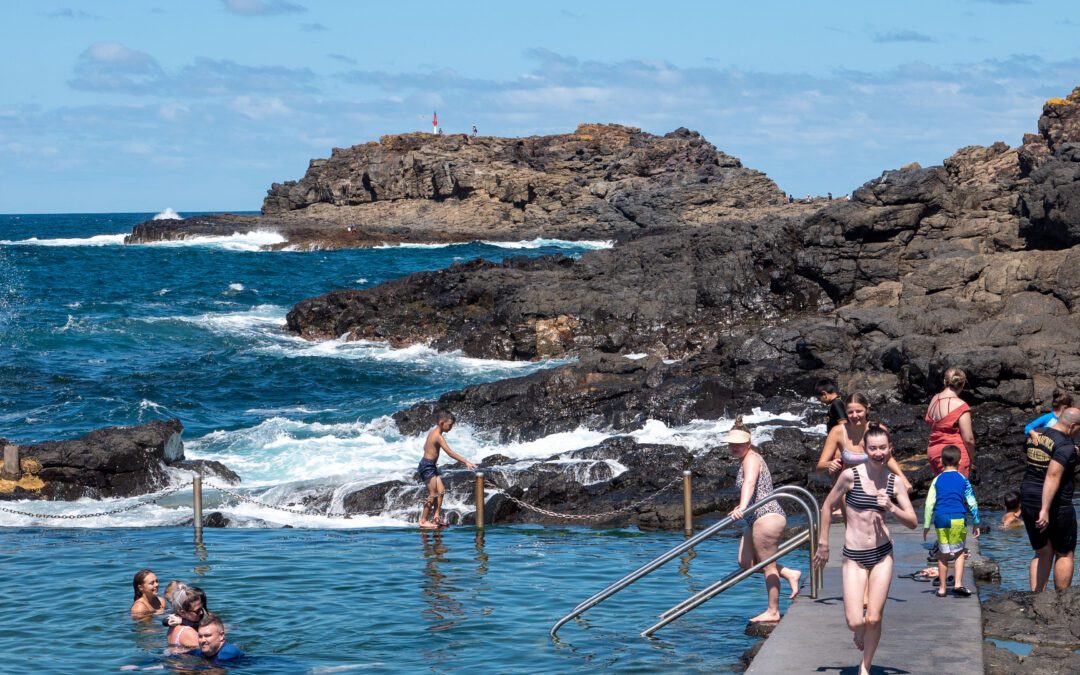Australian Invasion Day at Pheasant Point Baths and the Blowhole Point Rock Pool